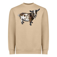 Nigerian Dwarf Goat Heavyweight Sweatshirt | Teevron