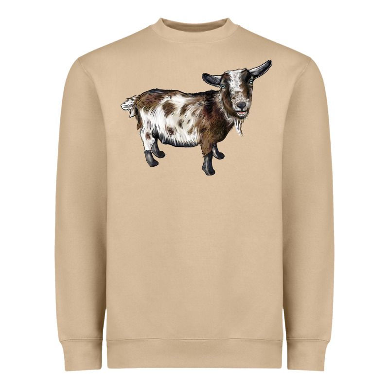 Nigerian Dwarf Goat Heavyweight Sweatshirt by LillyAllenDesigns | Teevron