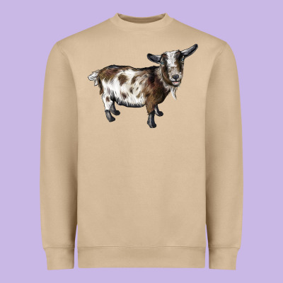 Nigerian Dwarf Goat Heavyweight Sweatshirt Designed By Lillyallendesigns