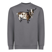 Storm Nigerian Dwarf Goat Heavyweight Sweatshirt - LillyAllenDesigns