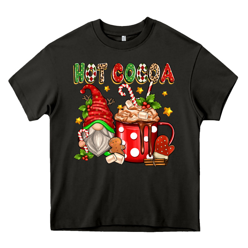 Hot Cocoa Gnome Heavy Core Tee by texasbilliewilder | Teevron