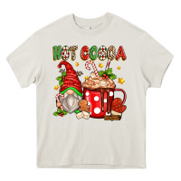 Cream hot cocoa gnome Heavy Core Tee - texasbilliewilder