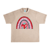 French Oak valentine's day rainbow Urban Heavy Tee - BarkalooDesign