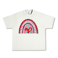 Pistachio valentine's day rainbow Urban Heavy Tee - BarkalooDesign