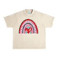 Sandshell valentine's day rainbow Urban Heavy Tee - BarkalooDesign