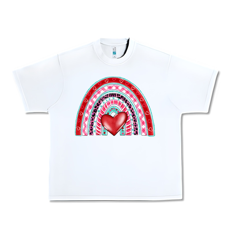Valentine's Day Rainbow Urban Heavy Tee by BarkalooDesign | Teevron