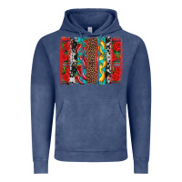 Vintage Denim cinco de mayo vibes brushstrokes Vintage Hoodie - Artiststas