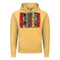 Vintage Mustard cinco de mayo vibes brushstrokes Vintage Hoodie - Artiststas