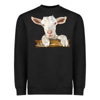 Black baby cashmere goat Heavyweight Sweatshirt - LillyAllenDesigns