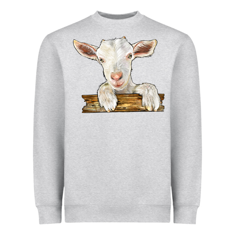 Baby Cashmere Goat Heavyweight Sweatshirt by LillyAllenDesigns | Teevron