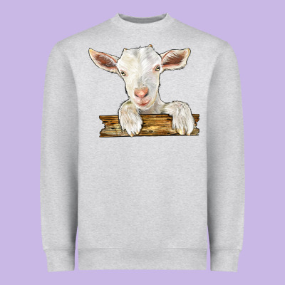Baby Cashmere Goat Heavyweight Sweatshirt Designed By Lillyallendesigns