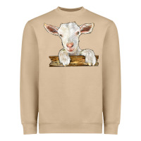 Mushroom baby cashmere goat Heavyweight Sweatshirt - LillyAllenDesigns