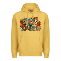 Antique Gold Whatever spices your pumpkin Fall Premium Hoodie - NancyCooperArtShop