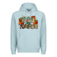 Blue Mist Whatever spices your pumpkin Fall Premium Hoodie - NancyCooperArtShop