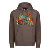 Coffee Whatever spices your pumpkin Fall Premium Hoodie - NancyCooperArtShop