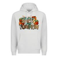 Dove Grey Whatever spices your pumpkin Fall Premium Hoodie - NancyCooperArtShop