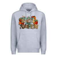 Heather Grey Whatever spices your pumpkin Fall Premium Hoodie - NancyCooperArtShop