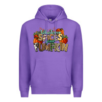 Purple Whatever spices your pumpkin Fall Premium Hoodie - NancyCooperArtShop