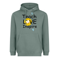 Sage Teach Love Inspire Heavyweight Hoodie - Bettercallsaul