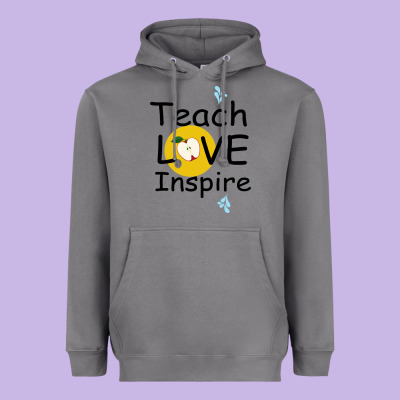 Teach Love Inspire Heavyweight Hoodie Designed By Bettercallsaul