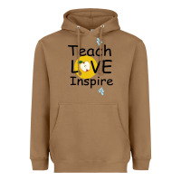 Toasted Coconut Teach Love Inspire Heavyweight Hoodie - Bettercallsaul