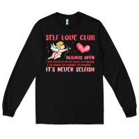 Black self love club Long Sleeve Tee - MaliasSmallBusiness