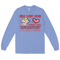 Colony Blue self love club Long Sleeve Tee - MaliasSmallBusiness