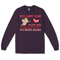 Plum self love club Long Sleeve Tee - MaliasSmallBusiness