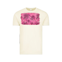 Vintage Arctic Distressed breast cancer background Vintage Tee - Jasminsmagicworld
