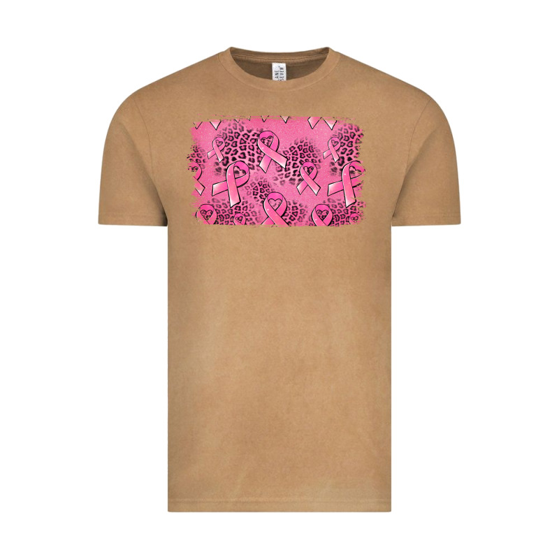 Distressed Breast Cancer Background Vintage Tee by Jasminsmagicworld | Teevron