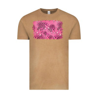 Vintage Camel Distressed breast cancer background Vintage Tee - Jasminsmagicworld