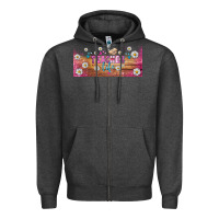 Charcoal Heather teacher life libbey glass Zipper Hoodie - BundleAndBundleShop