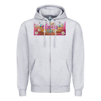 Heather Grey teacher life libbey glass Zipper Hoodie - BundleAndBundleShop