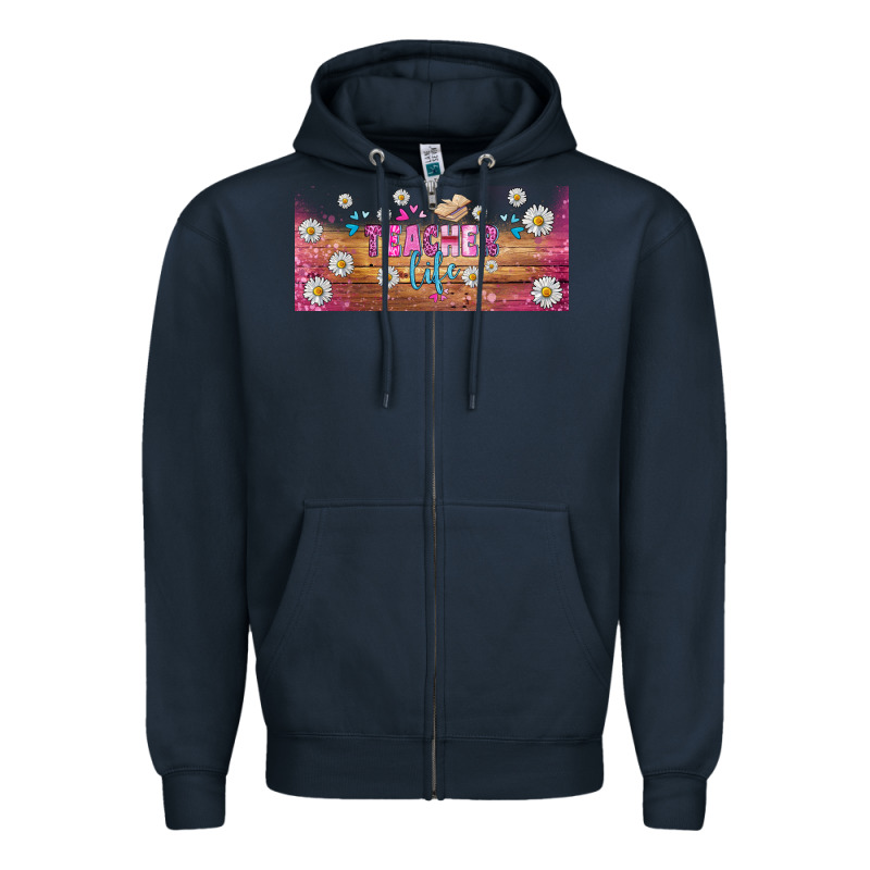 Teacher Life Libbey Glass Zipper Hoodie by BundleAndBundleShop | Teevron