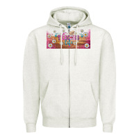 Oatmeal Heather teacher life libbey glass Zipper Hoodie - BundleAndBundleShop
