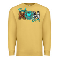 Antique Gold Best Mom Ever Premium Sweatshirt - texasbilliewilder
