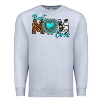 Heather Grey Best Mom Ever Premium Sweatshirt - texasbilliewilder