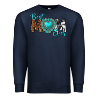 Navy Best Mom Ever Premium Sweatshirt - texasbilliewilder