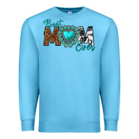 Ocean Blue Best Mom Ever Premium Sweatshirt - texasbilliewilder