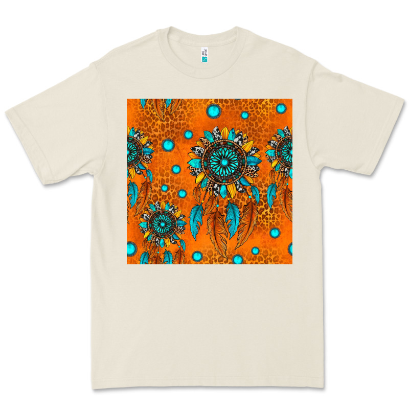 Western Dreamcatchers Seamless Pattern Premium Tee by HRA Design Shop | Teevron