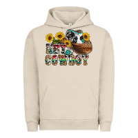 Pigment French Oak hey cowbow Urban Hoodie - OliviaCreatesArt