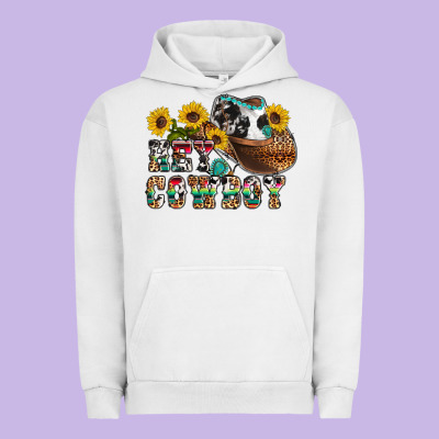 Hey Cowbow Urban Hoodie Designed By Oliviacreatesart
