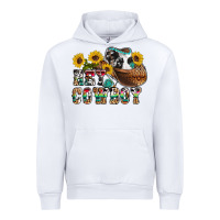 White hey cowbow Urban Hoodie - OliviaCreatesArt