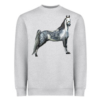 Heather Grey Tennessee Walking Horse Heavyweight Sweatshirt - LillyAllenDesigns
