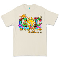 Bone with god all things are possible summer Premium Tee - AdoDesignShop