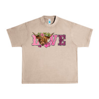 French Oak valentine's day love highland cow Urban Heavy Tee - BarkalooDesign