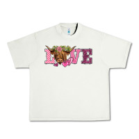 Pistachio valentine's day love highland cow Urban Heavy Tee - BarkalooDesign