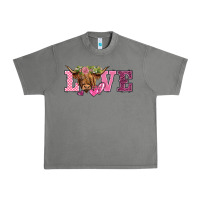Tornado valentine's day love highland cow Urban Heavy Tee - BarkalooDesign