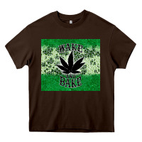 Chocolate Brown wake and bake tumbler3 Heavy Core Tee - CTS Tumbler Store