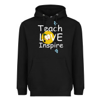Black teach love inspire Heavyweight Hoodie - Bettercallsaul